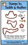 DIE-50 Cowboy Clothes Die Set
